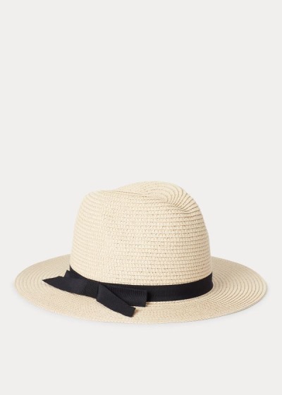 Women's Ralph Lauren Bow Paper Fedora | 301894GFI